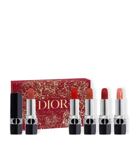 dior limited lipstick|dior rouge mini lipstick set.